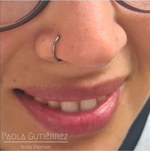 Argolla titanio ASTM F136 - Nose Ring (G-ring)