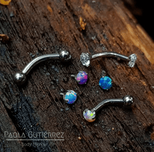 Barbell titanio ASTM F136 - Barbell curvo