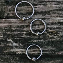 Argolla titanio ASTM F136 - Captive ring