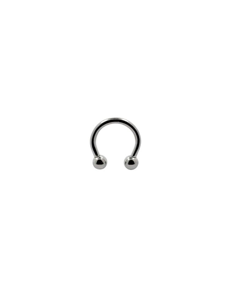 Barbell titanio ASTM F136 - Circular barbell