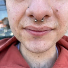 Barbell titanio ASTM F136 - Circular barbell