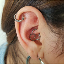 Argolla titanio ASTM F136 - Corazón curva maxima