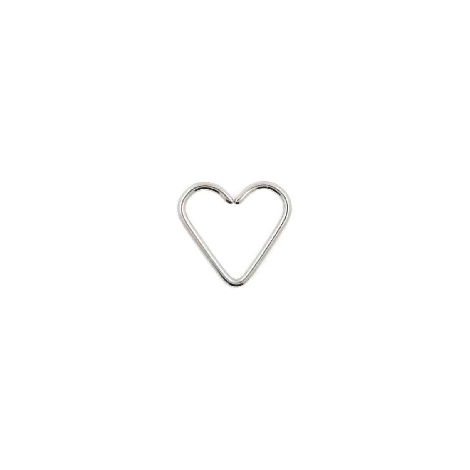 Argolla titanio ASTM F136 - Corazón normal