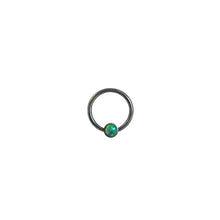 Accesorio captive titanio ASTM F136 - Disco captive opal verde