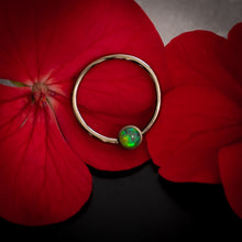 Accesorio captive titanio ASTM F136 - Disco captive opal verde