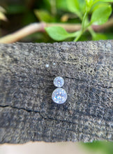 Accesorio gema c/ rosca titanio ASTM F136 - Accesorio péndulo dos gemas