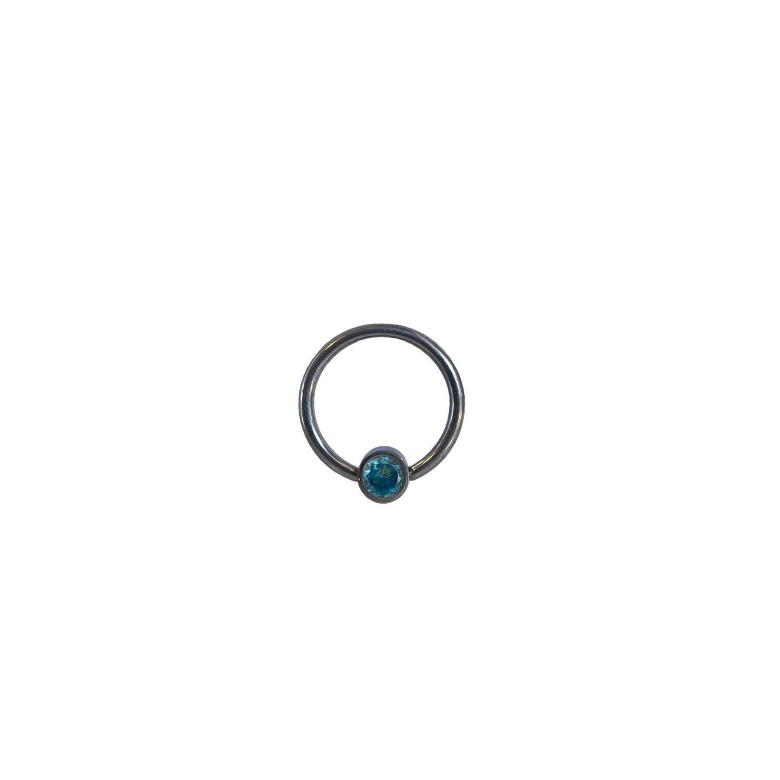 Accesorio captive titanio ASTM F136 - Disco captive zirconia celeste