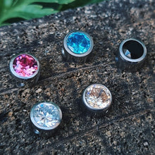 Accesorio captive titanio ASTM F136 - Disco captive zirconia celeste