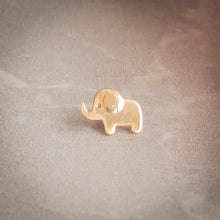 Accesorio c/ rosca oro 14k - Elefante oro 14k