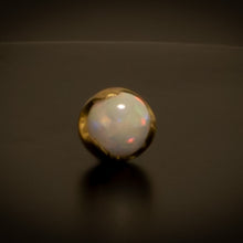 Accesorio c/ pin Oro 14k - Juego de puntas facetadas copa ópalo oro 14k