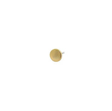 Accesorio c/ pin Oro 14k - Disco plano oro 14k