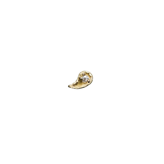 Accesorio con cristales oro 18k c/ rosca - Francesca oro 18k