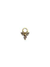 Charm oro 18k - Anna oro 18k - Charm trinity con zirconias