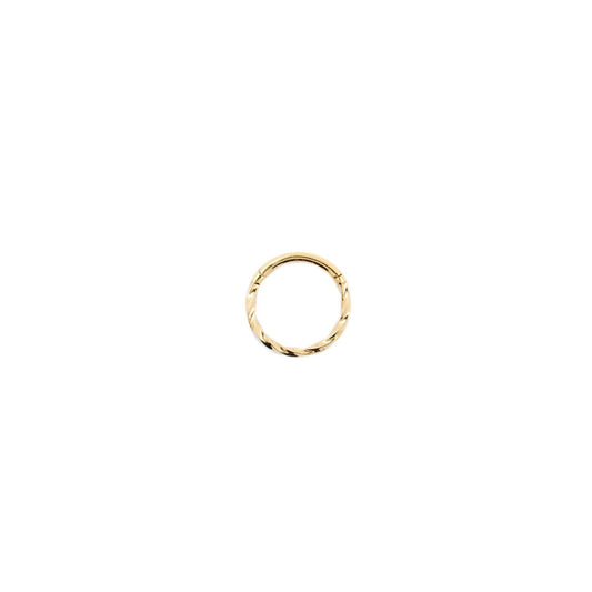 ORO 14K - Argolla espiral Oro 14K