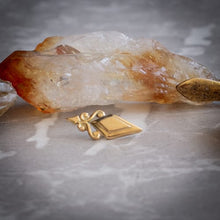 Accesorio oro 18k solido c/ rosca - Rombo oro 18k - Punta elegante