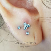 Accesorio trinity c/ rosca titanio ASTM F136 -Accesorio trinity zirconia blanco