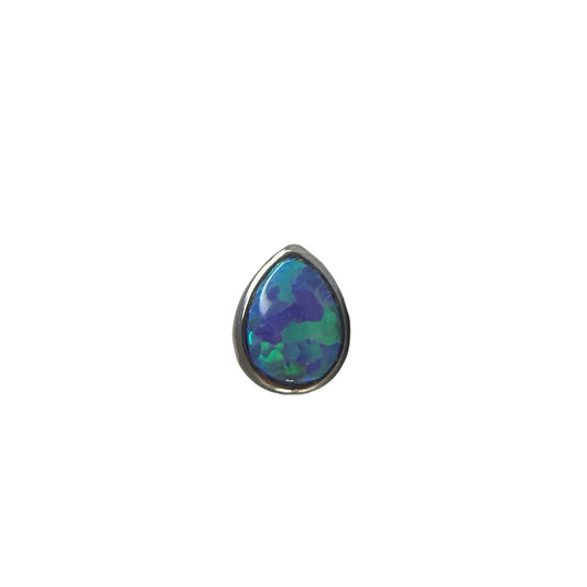 Figura opal c/ rosca titanio ASTM F136 - Accesorio gota opal purple
