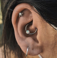 Accesorio captive titanio ASTM F136 - Disco captive opal blanco