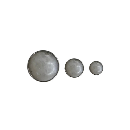 Accesorio piedra c/ rosca titanio ASTM F136 - Accesorio con piedra luna