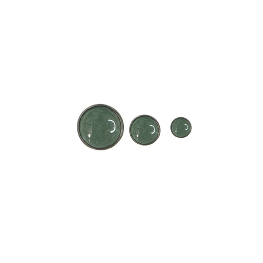 Accesorio piedra c/ rosca titanio ASTM F136 - Accesorio con piedra jade