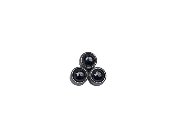 Accesorio trinity c/ rosca titanio ASTM F136 - Accesorio trinity piedra onix